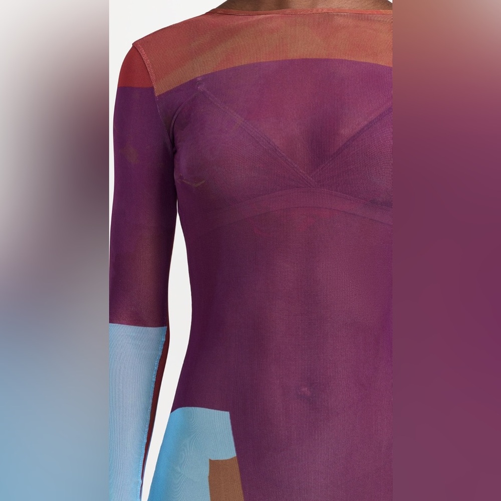 Night Sky Colorblock Maxi Dress - Picture 3 of 9